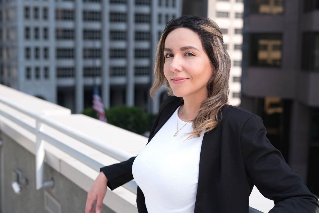 business headshot pose
