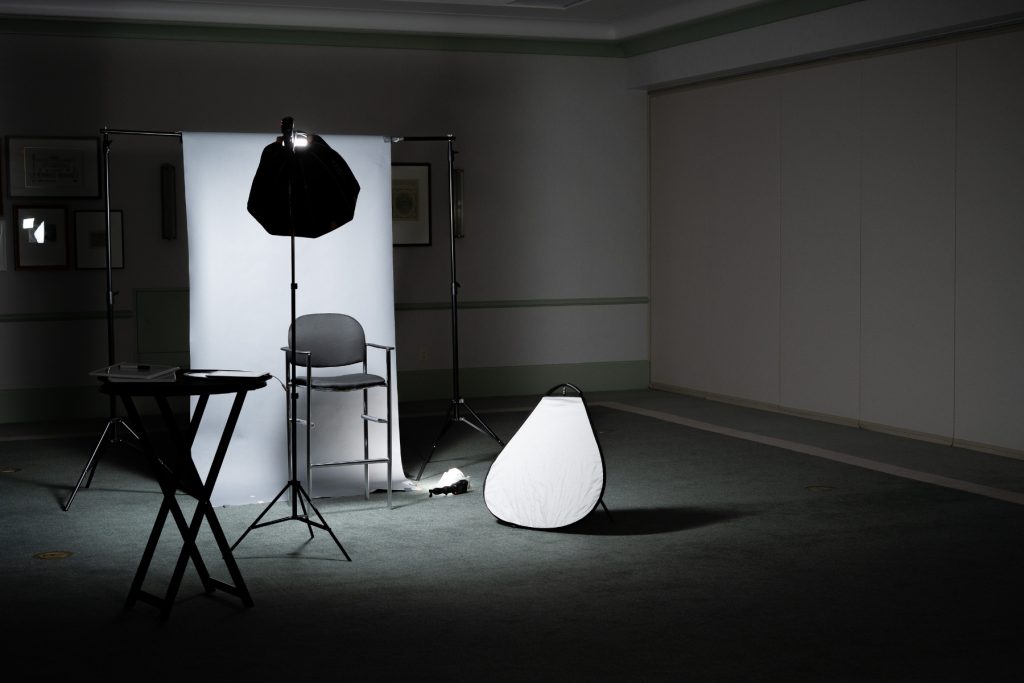 studio office headshot booth